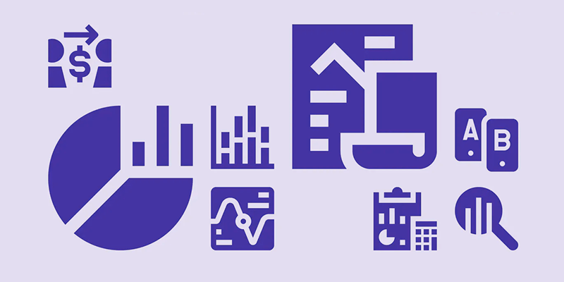 Ilustração de planilhas e gráficos de excel